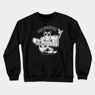 Old School Cassette Tape Character Crewneck Sweatshirt